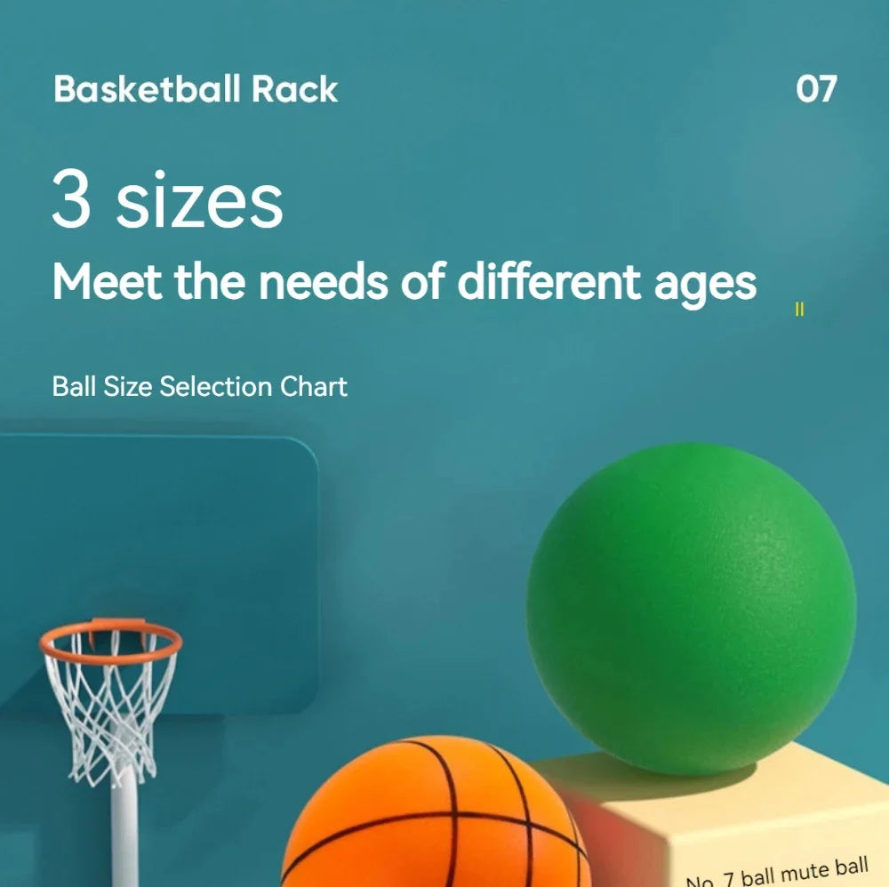 Kids’ Foam Silent Basketball – Soft & Squeezable.