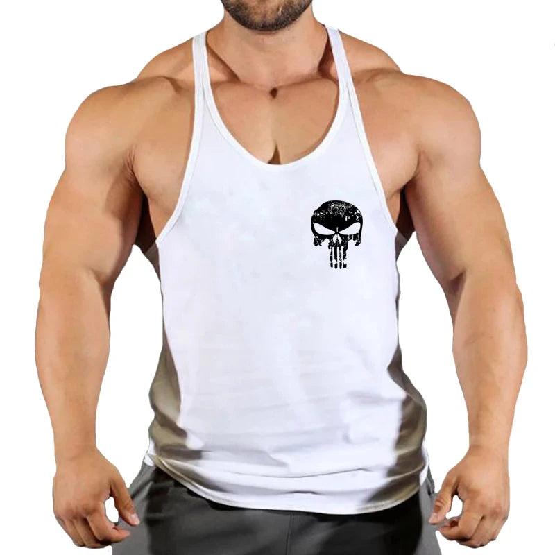 Men’s Gym Tank Vest – Bodybuilding Workout Shirt.