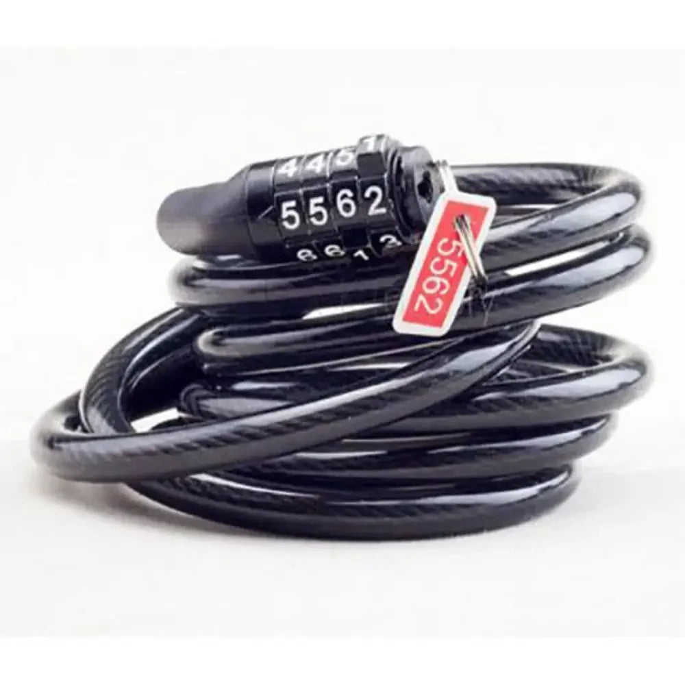 4-Digit Bicycle Security Lock – Anti-Theft Chain Padlock.
