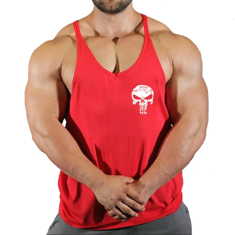 Men’s Gym Tank Vest – Bodybuilding Workout Shirt.