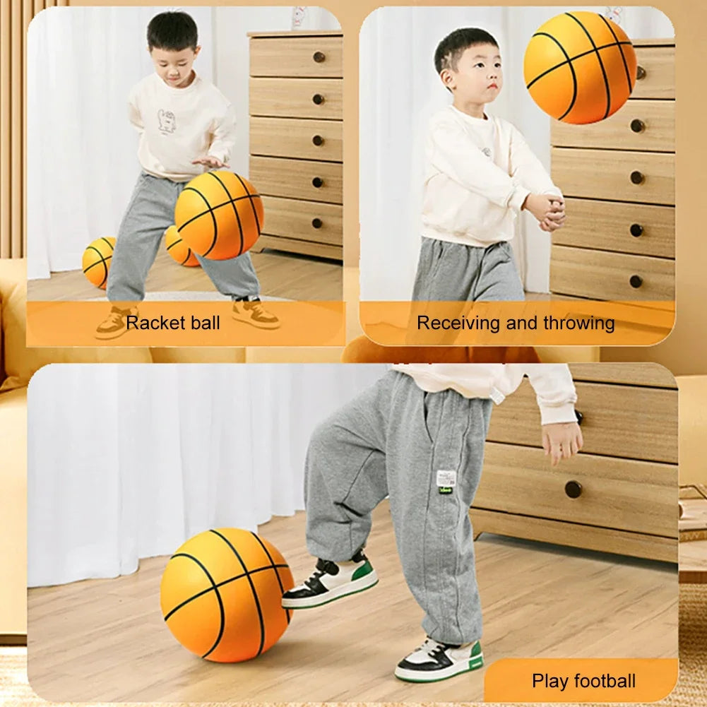 Kids’ Solid Silent Basketball – Lightweight & Elastic.