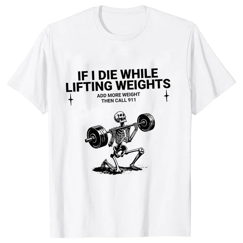 Men’s Funny Gym T-Shirt – Weightlifting Tee.
