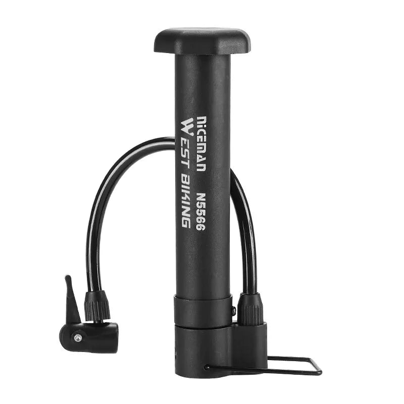 WEST BIKING MTB Bicycle Pump – 80 PSI Manual Floor Pump.