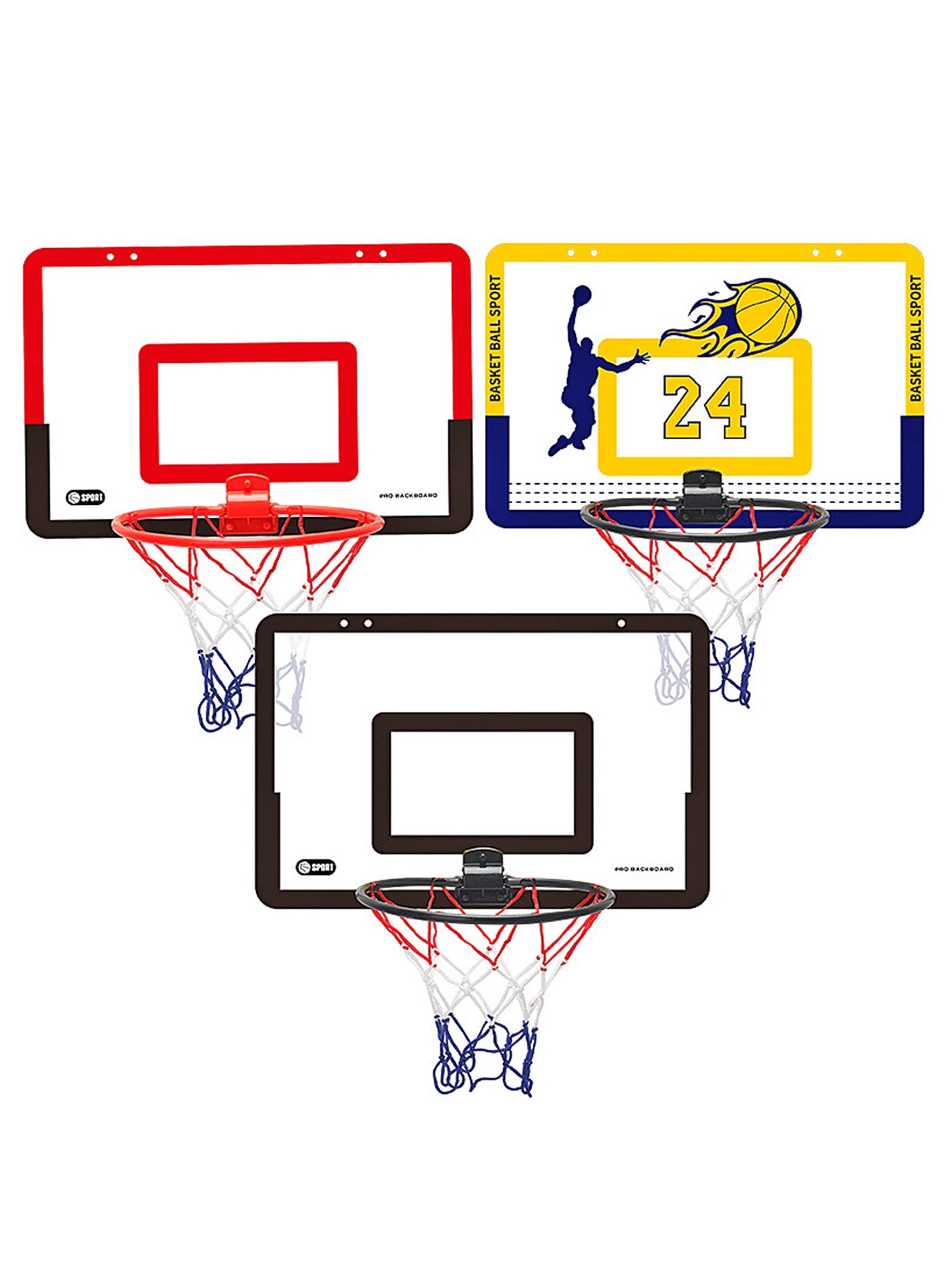Children’s Foldable Wall-Mounted Basketball Stand – Indoor & Outdoor.