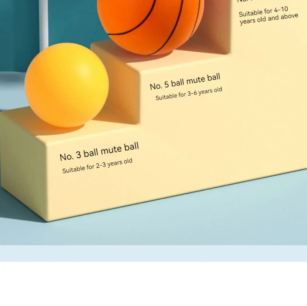 Kids’ Foam Silent Basketball – Soft & Squeezable.