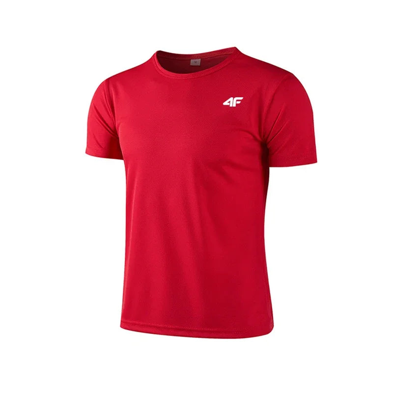Men’s Summer Exercise T-Shirt – Breathable & Quick-Dry.