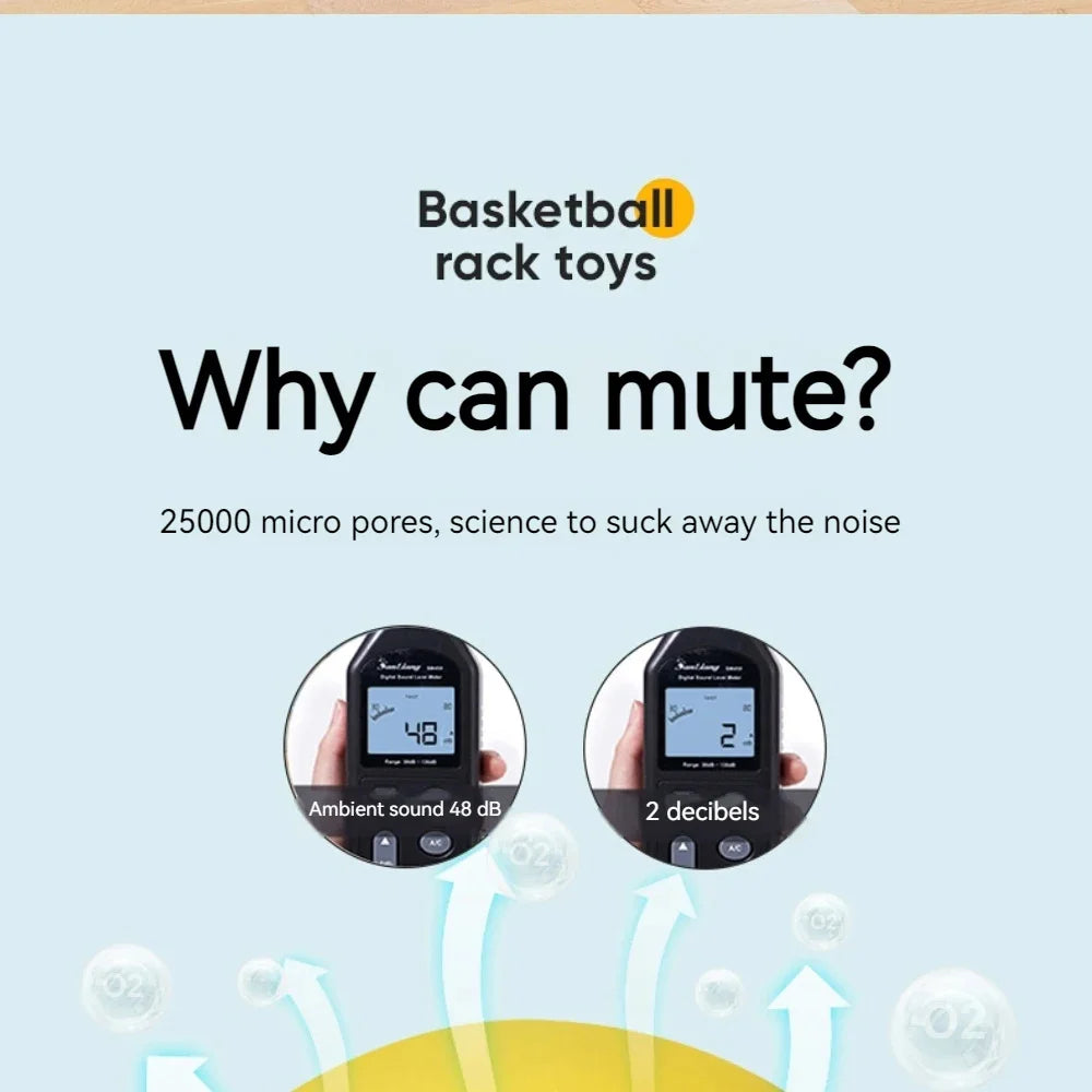 Kids’ Foam Silent Basketball – Soft & Squeezable.