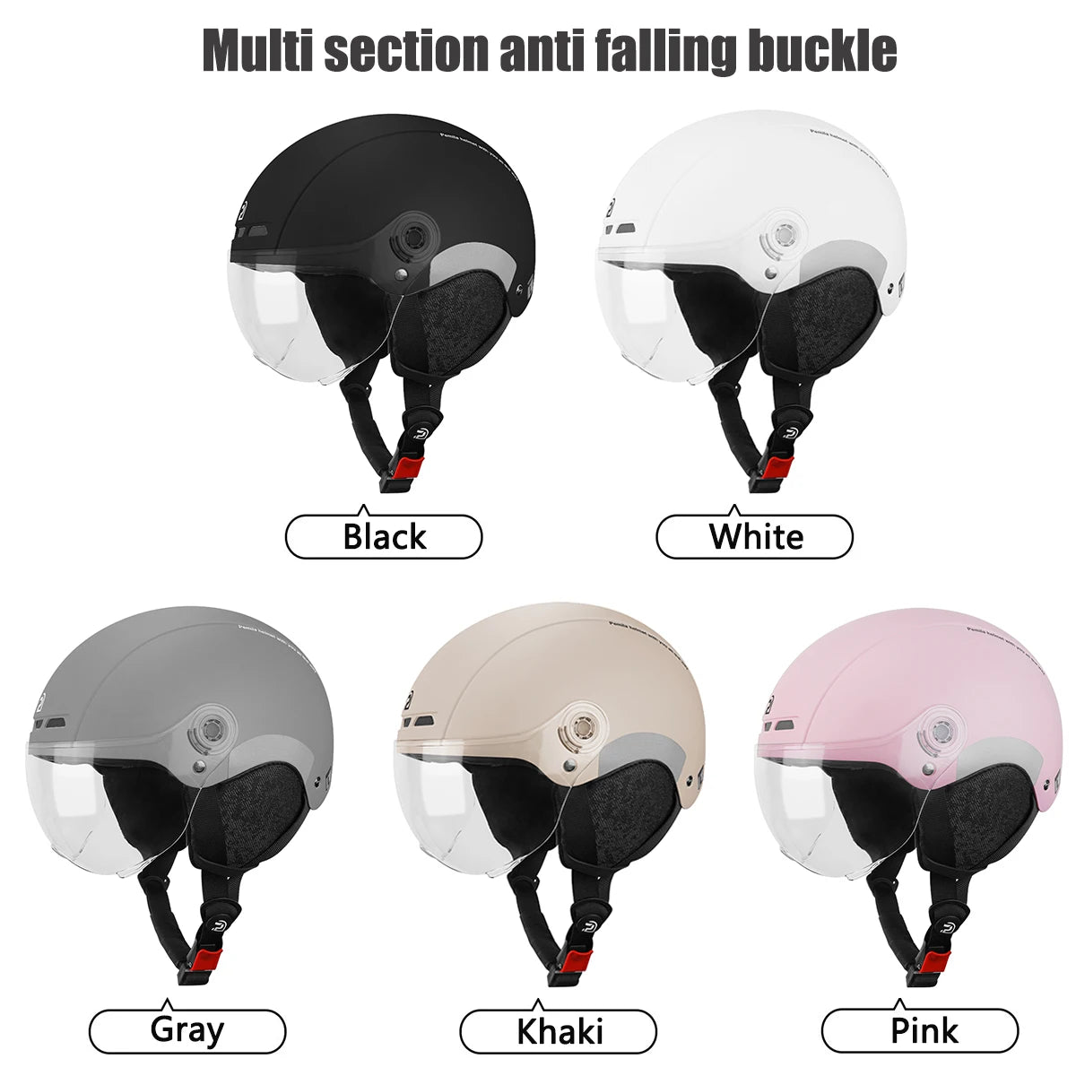 PEMILA Adult Cycling Helmet – With Goggles & Ear Protection.