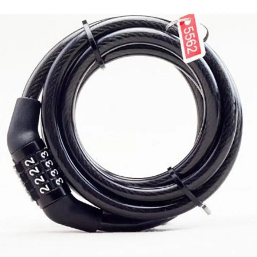 4-Digit Bicycle Security Lock – Anti-Theft Chain Padlock.