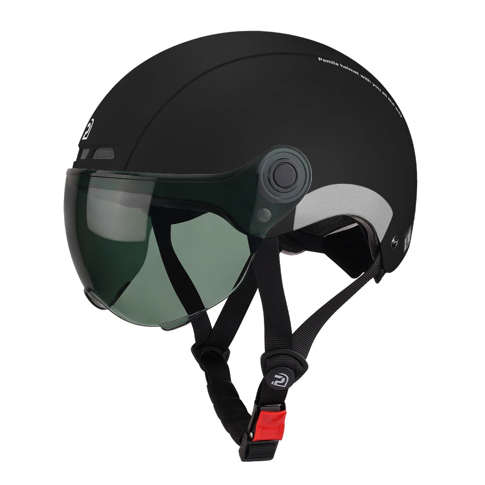 PEMILA Adult Cycling Helmet – With Goggles & Ear Protection.