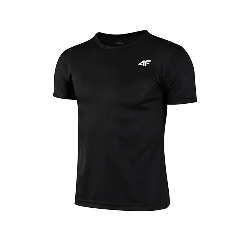 Men’s Summer Exercise T-Shirt – Breathable & Quick-Dry.