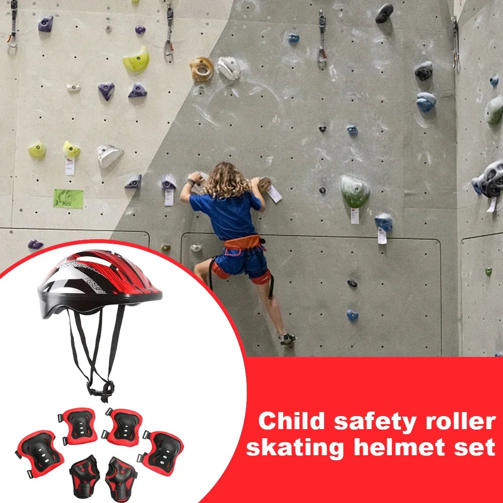 7-Piece Kids’ Protective Gear Set – Helmet, Knee & Elbow Pads.