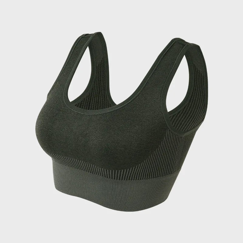 Women’s Knitted Sports Bra – Padded & Push-Up.