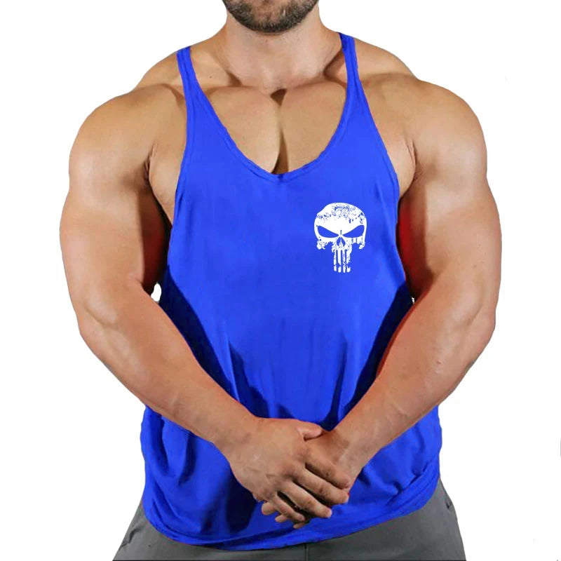 Men’s Gym Tank Vest – Bodybuilding Workout Shirt.