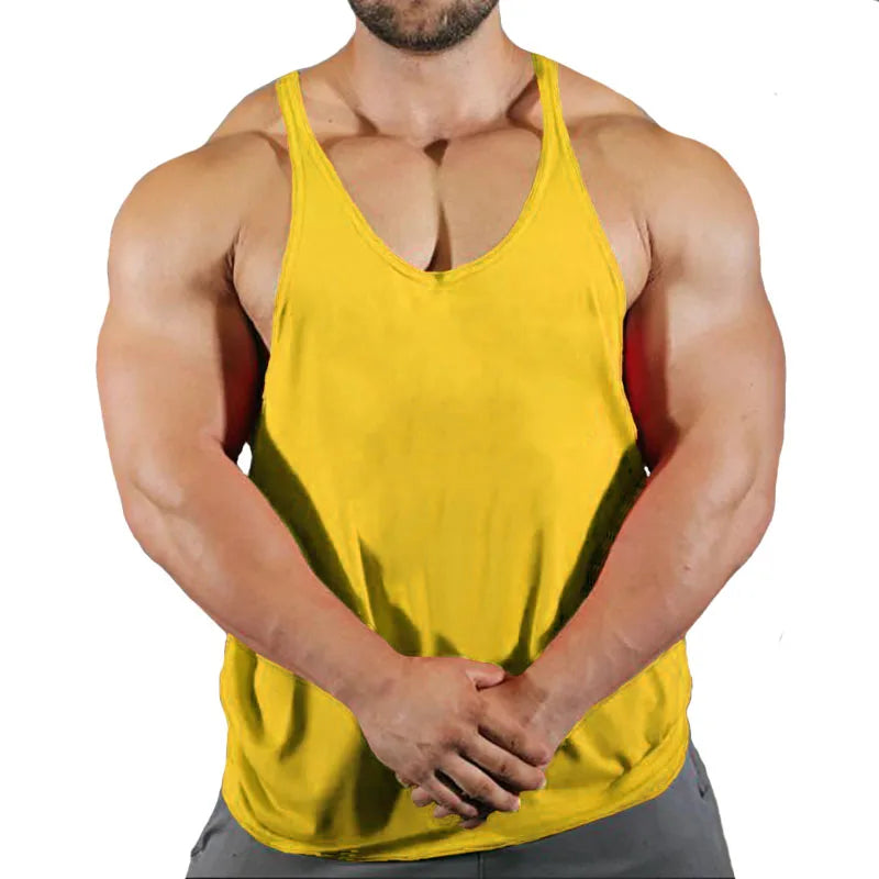 Men’s Quick-Dry Gym Tank Top – Sleeveless Sports Vest.