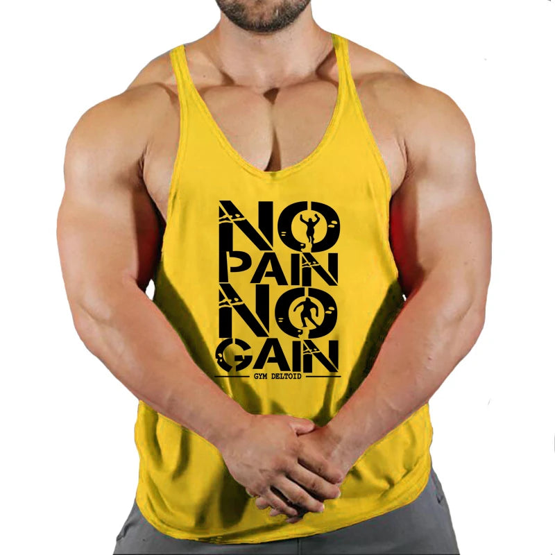 Men’s Quick-Dry Gym Tank Top – Sleeveless Sports Vest.
