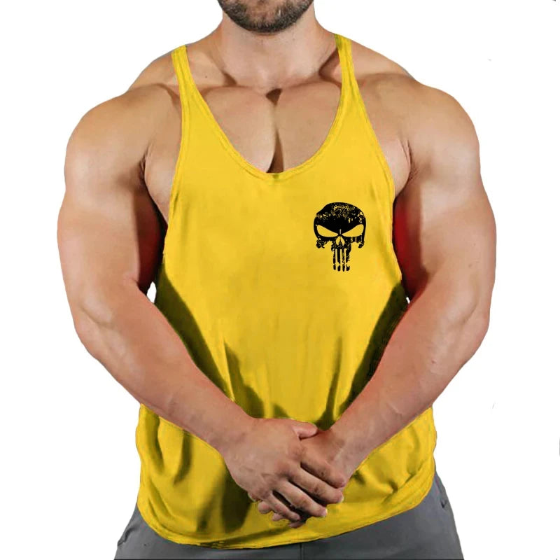 Men’s Gym Tank Vest – Bodybuilding Workout Shirt.