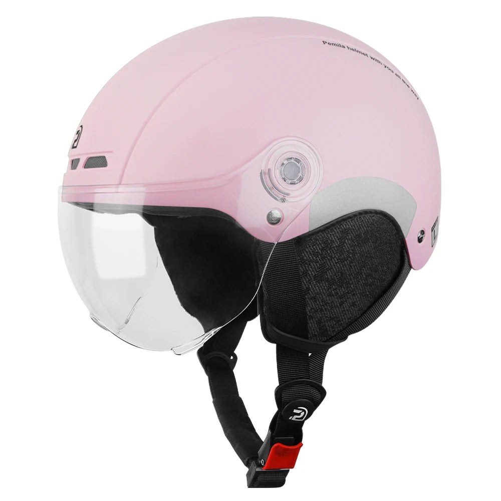 PEMILA Adult Cycling Helmet – With Goggles & Ear Protection.