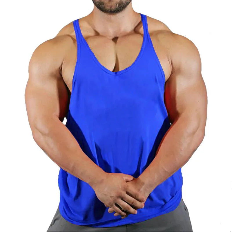 Men’s Quick-Dry Gym Tank Top – Sleeveless Sports Vest.