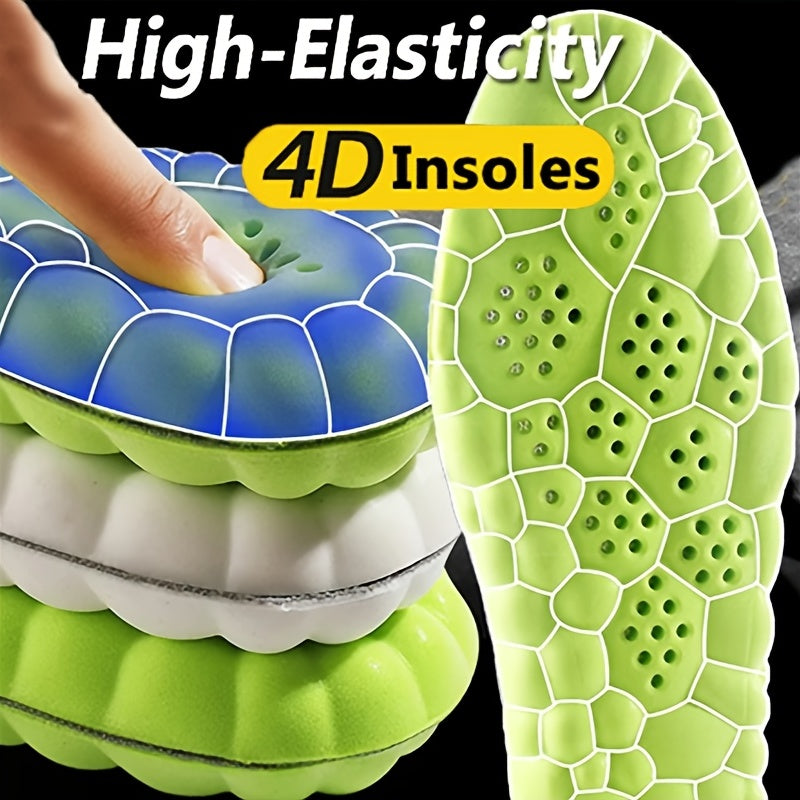4D Sport Insoles – Soft, Breathable, High-Elasticity.