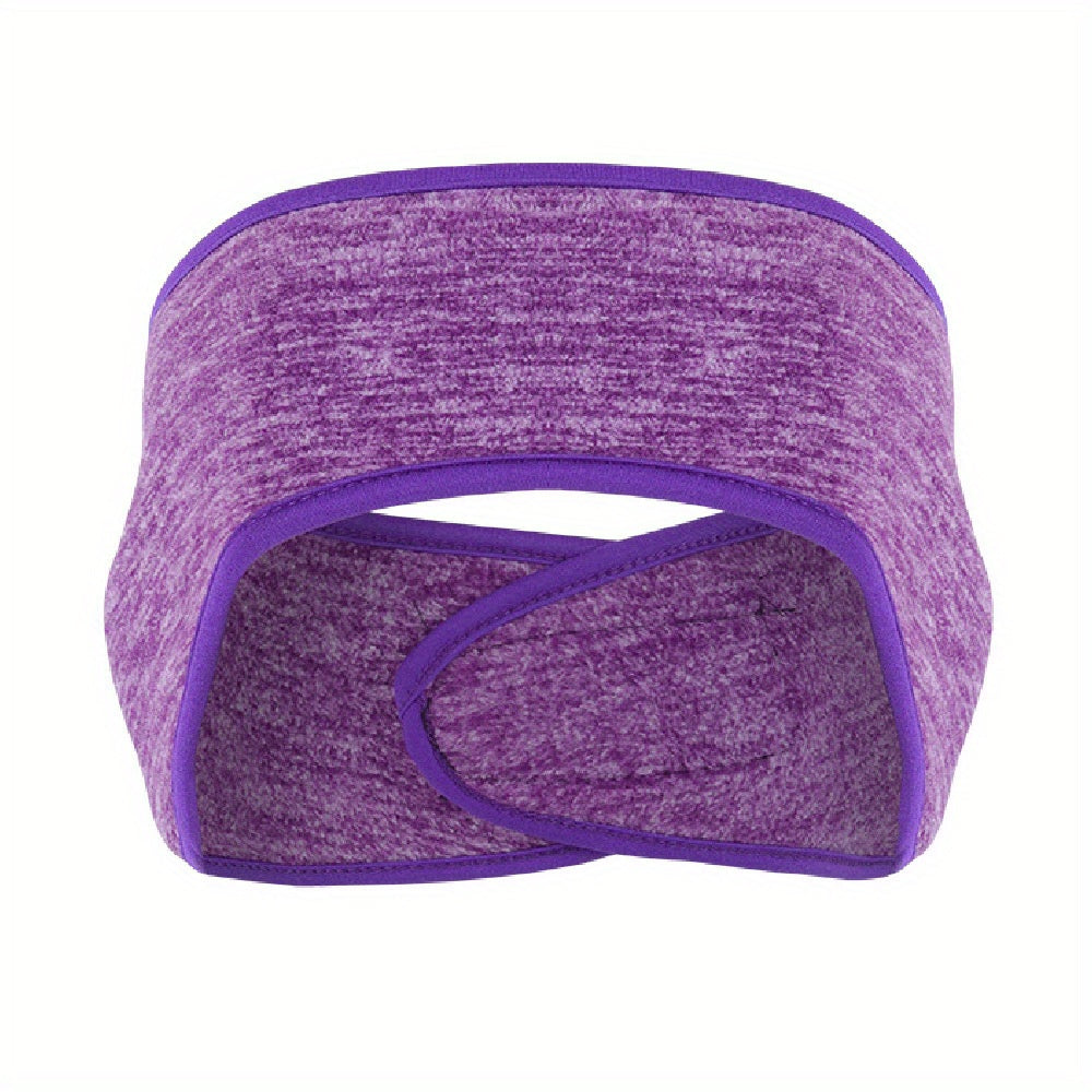 Winter Fleece Headband & Earmuffs – Thermal, Windproof.