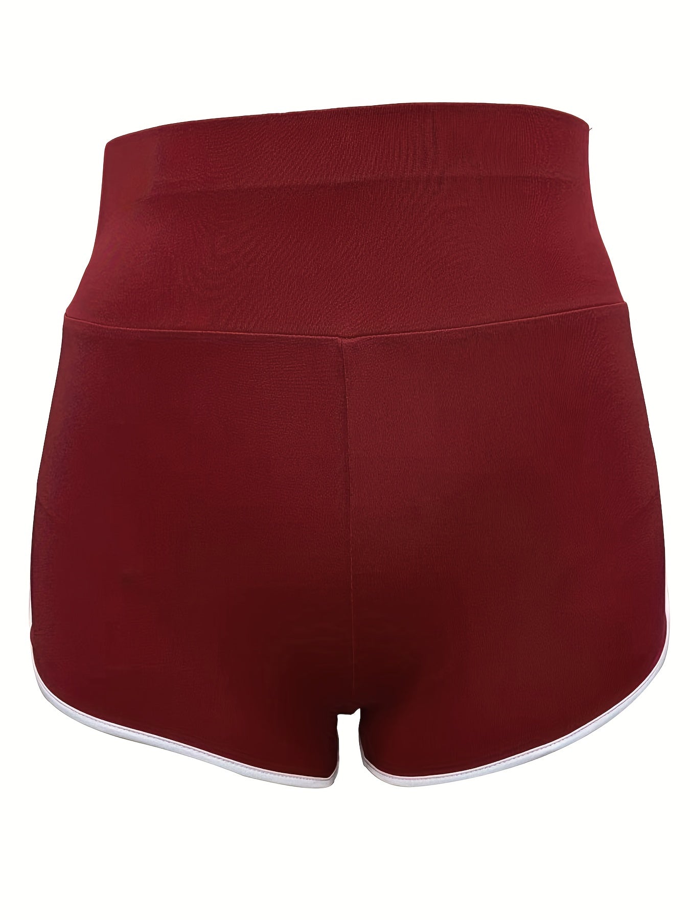 Women’s Ruched Sport Shorts – Contrast Trim.