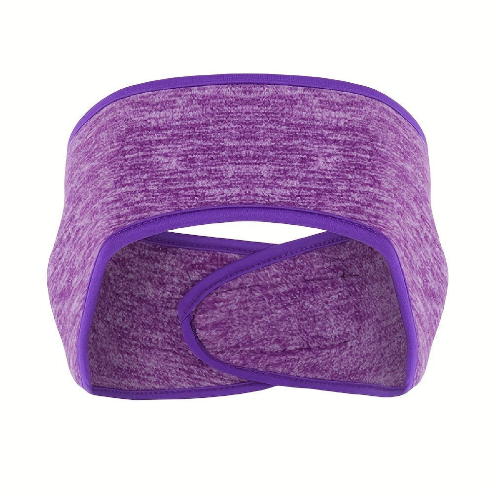 Winter Fleece Headband & Earmuffs – Thermal, Windproof.