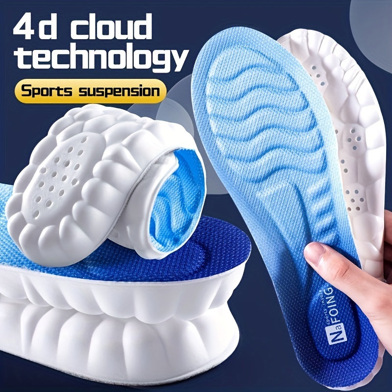 4D Sport Insoles – Soft, Breathable, High-Elasticity.